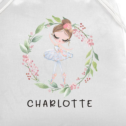 Personalized Canvas Drawstring Tote Bag
